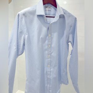 Twillory Non-Iron Sky Windowpane dress shirt